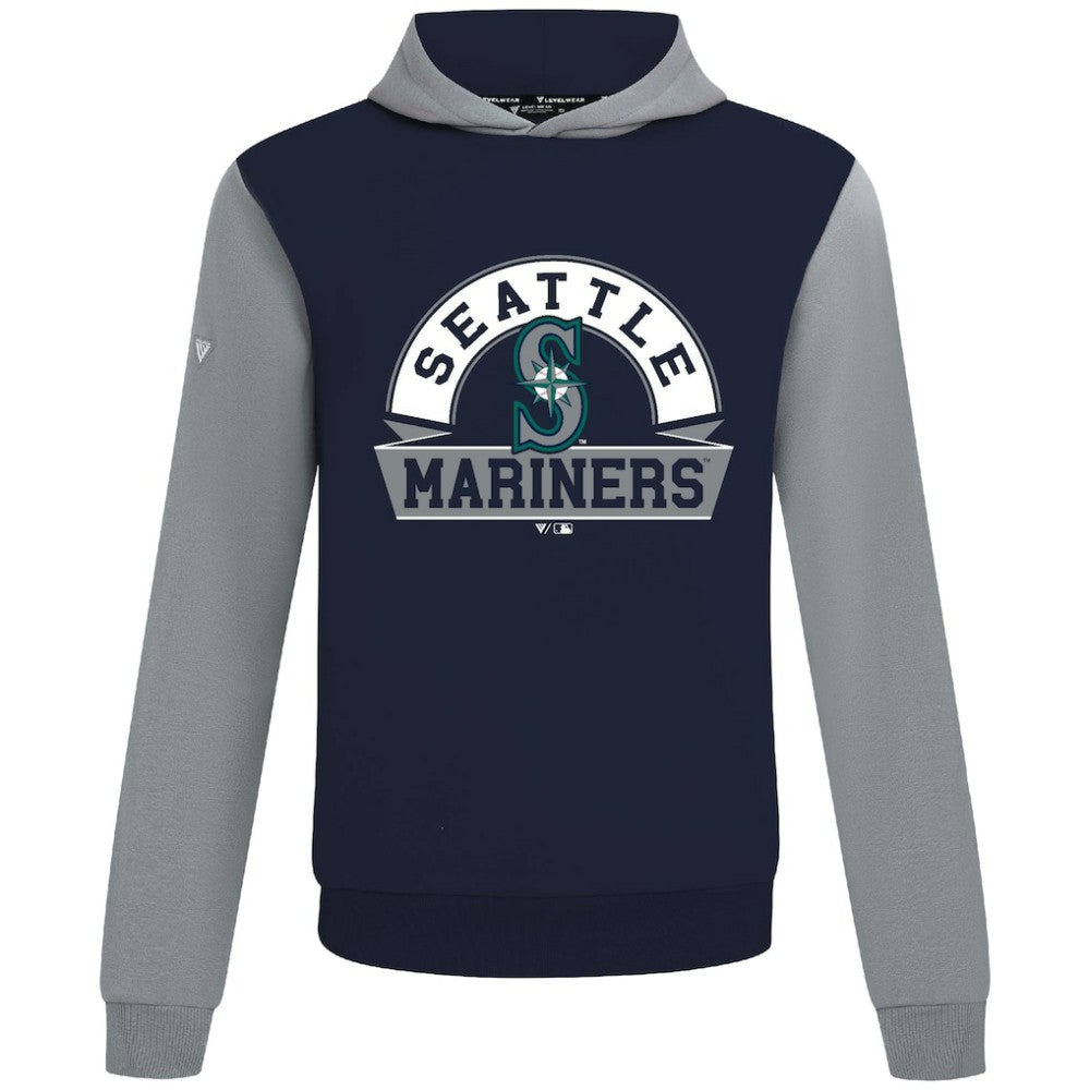 Seattle Mariners Levelwear Throwback Ultimate Banner Arch Hoodie - MLB Hoodies