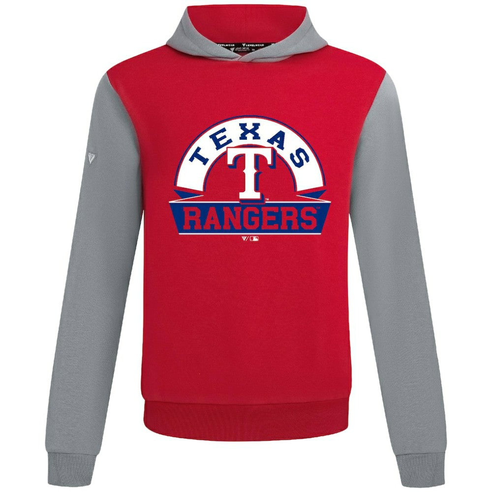 Texas Rangers Levelwear Throwback Ultimate Banner Arch Hoodie - MLB Hoodies