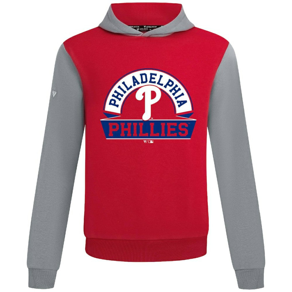 Philadelphia Phillies Levelwear Throwback Ultimate Banner Arch Hoodie - MLB Hoodies