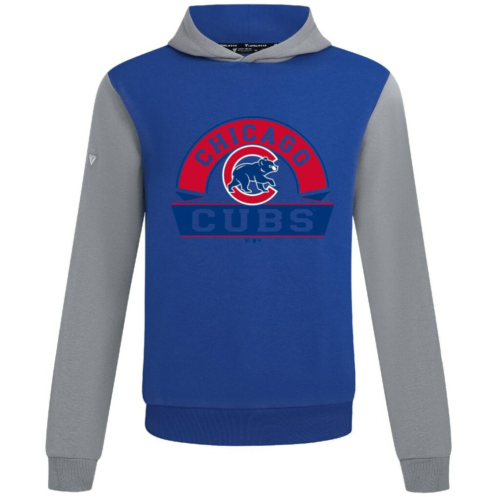 Chicago Cubs Levelwear Throwback Ultimate Banner Arch Hoodie - MLB Hoodies