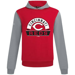 Cincinnati Reds Levelwear Throwback Ultimate Banner Arch Hoodie - MLB Hoodies
