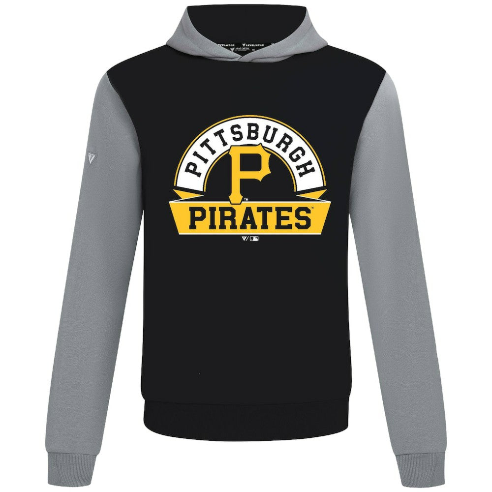 Pittsburgh Pirates Levelwear Throwback Ultimate Banner Arch Hoodie - MLB Hoodies