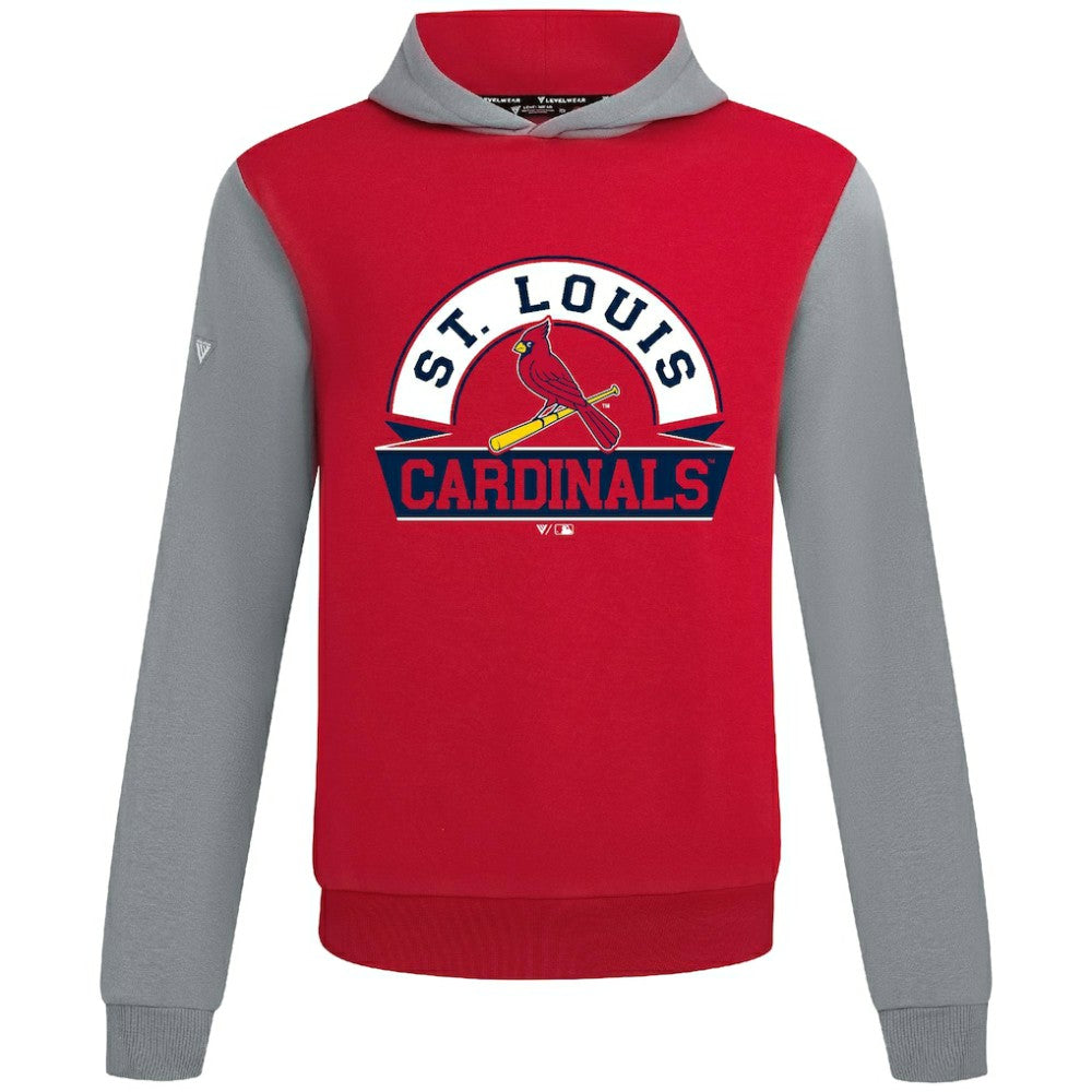 St. Louis Cardinals Levelwear Throwback Ultimate Banner Arch Hoodie - MLB Hoodies