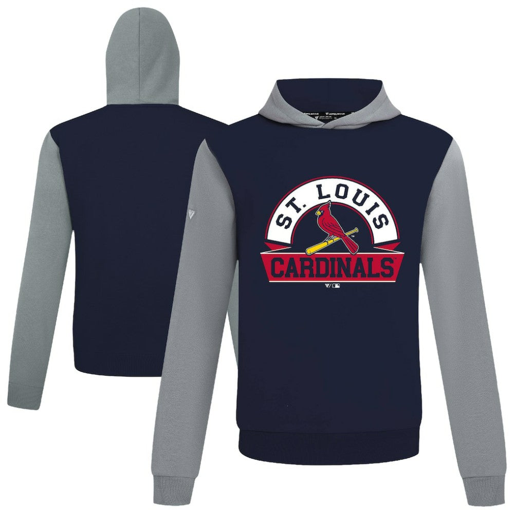 St. Louis Cardinals Levelwear Throwback Ultimate Banner Arch Hoodie - MLB Hoodies
