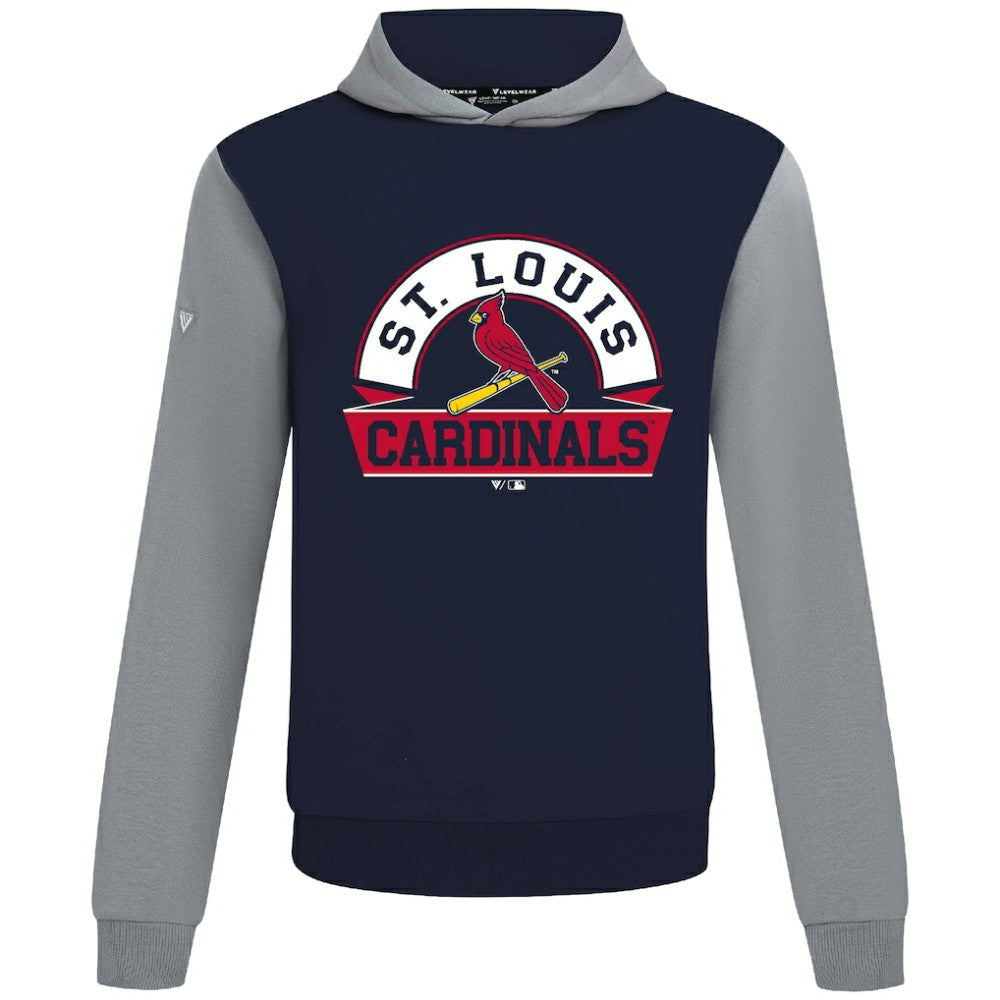 St. Louis Cardinals Levelwear Throwback Ultimate Banner Arch Hoodie - MLB Hoodies