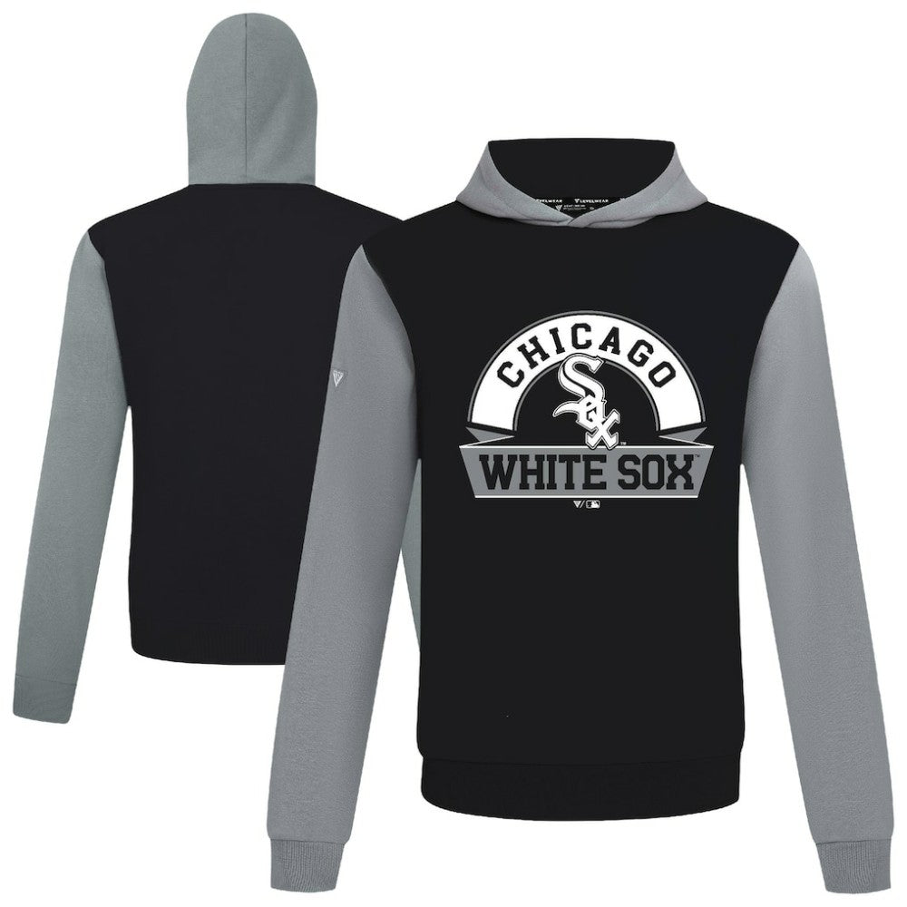 Chicago White Sox Levelwear Throwback Ultimate Banner Arch Hoodie - MLB Hoodies