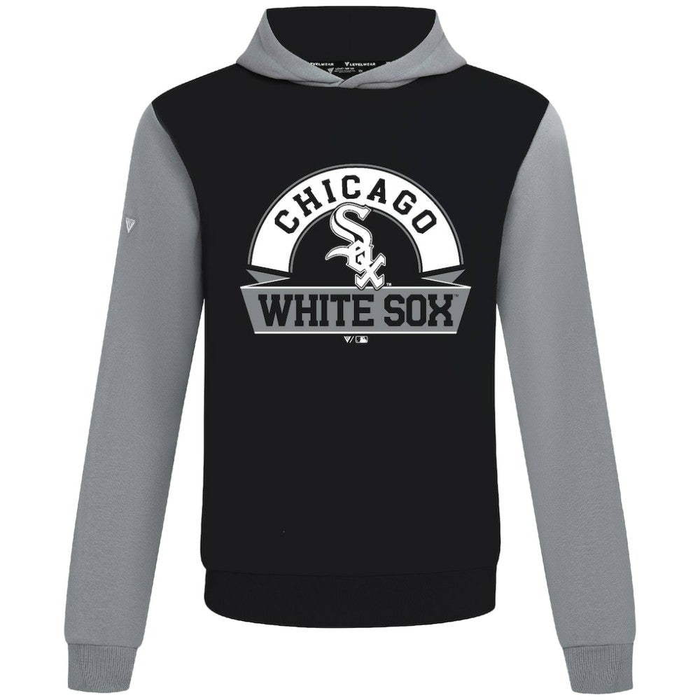 Chicago White Sox Levelwear Throwback Ultimate Banner Arch Hoodie - MLB Hoodies