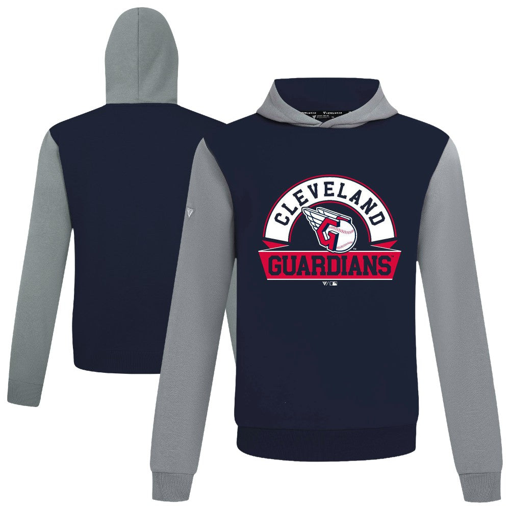 Cleveland Guardians Levelwear Throwback Ultimate Banner Arch Hoodie - MLB Hoodies