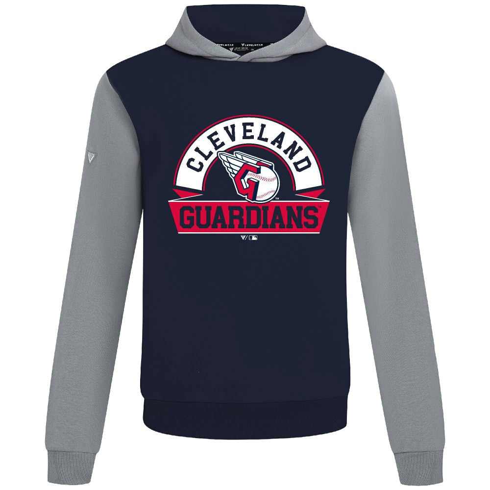 Cleveland Guardians Levelwear Throwback Ultimate Banner Arch Hoodie - MLB Hoodies