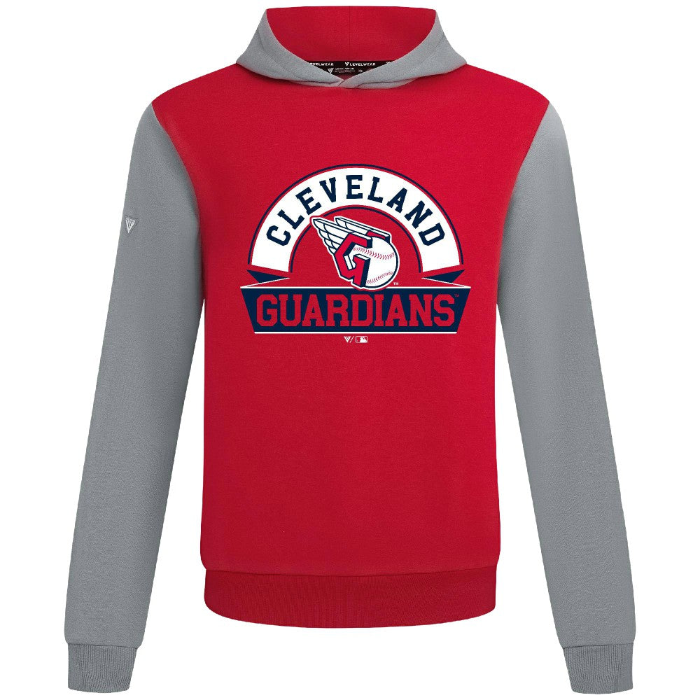 Cleveland Guardians Levelwear Throwback Ultimate Banner Arch Hoodie - MLB Hoodies