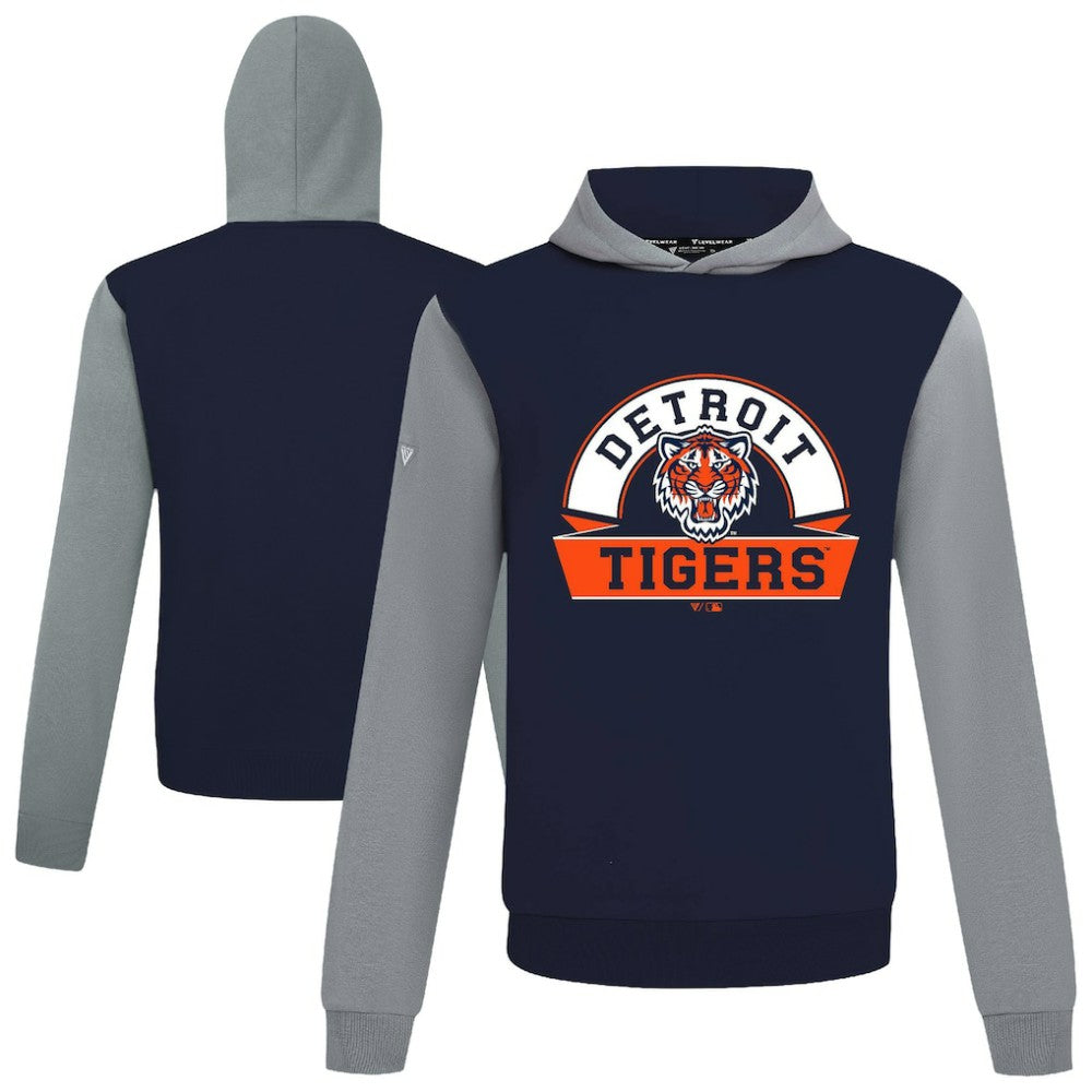 Detroit Tigers Levelwear Throwback Ultimate Banner Arch Hoodie - MLB Hoodies