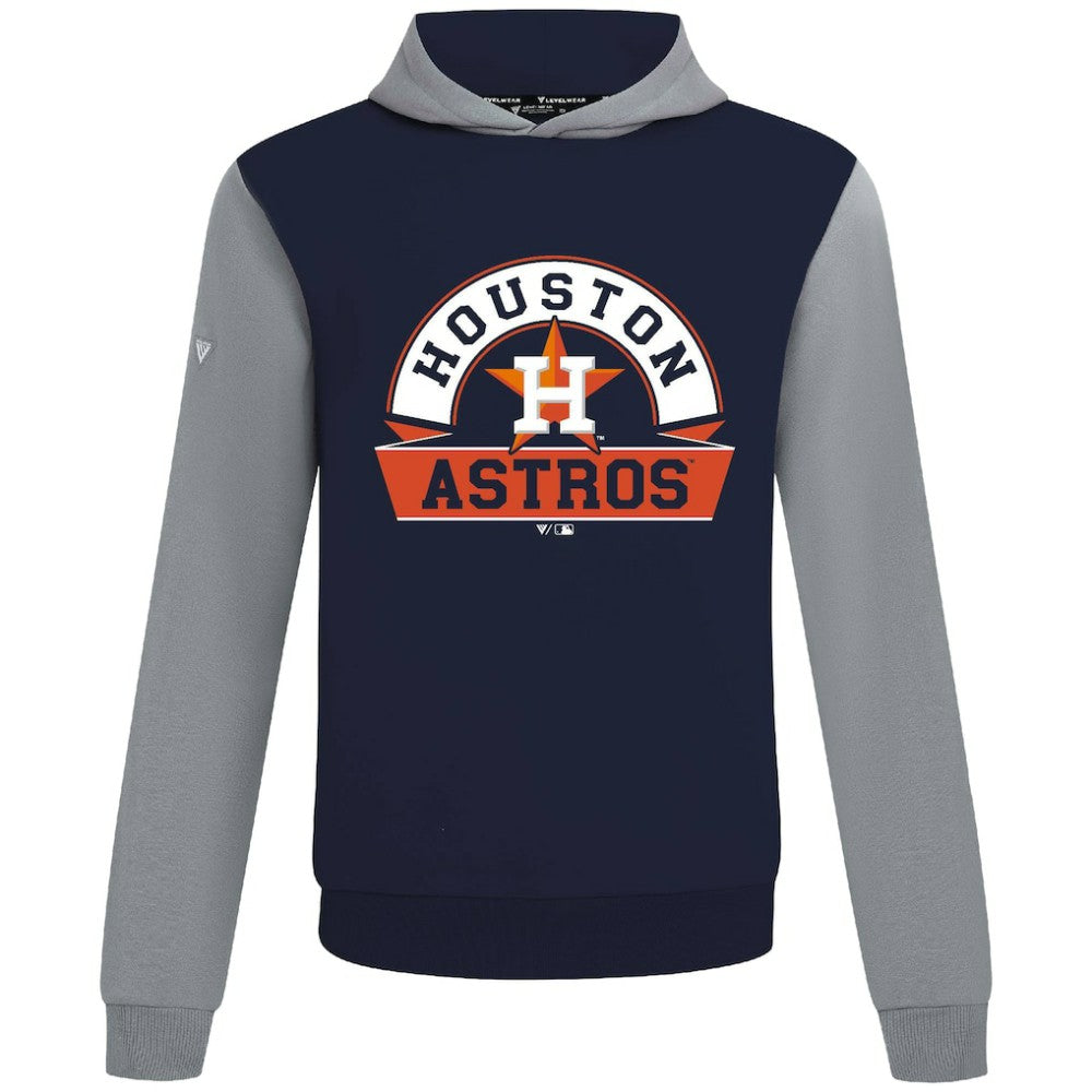 Houston Astros Levelwear Throwback Ultimate Banner Arch Hoodie - MLB Hoodies