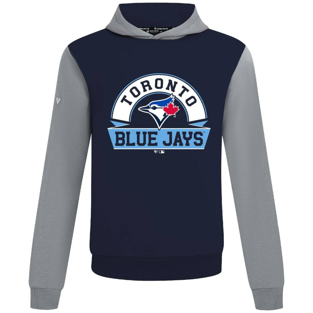 Toronto Blue Jays Levelwear Throwback Ultimate Banner Arch Hoodie - MLB Hoodies