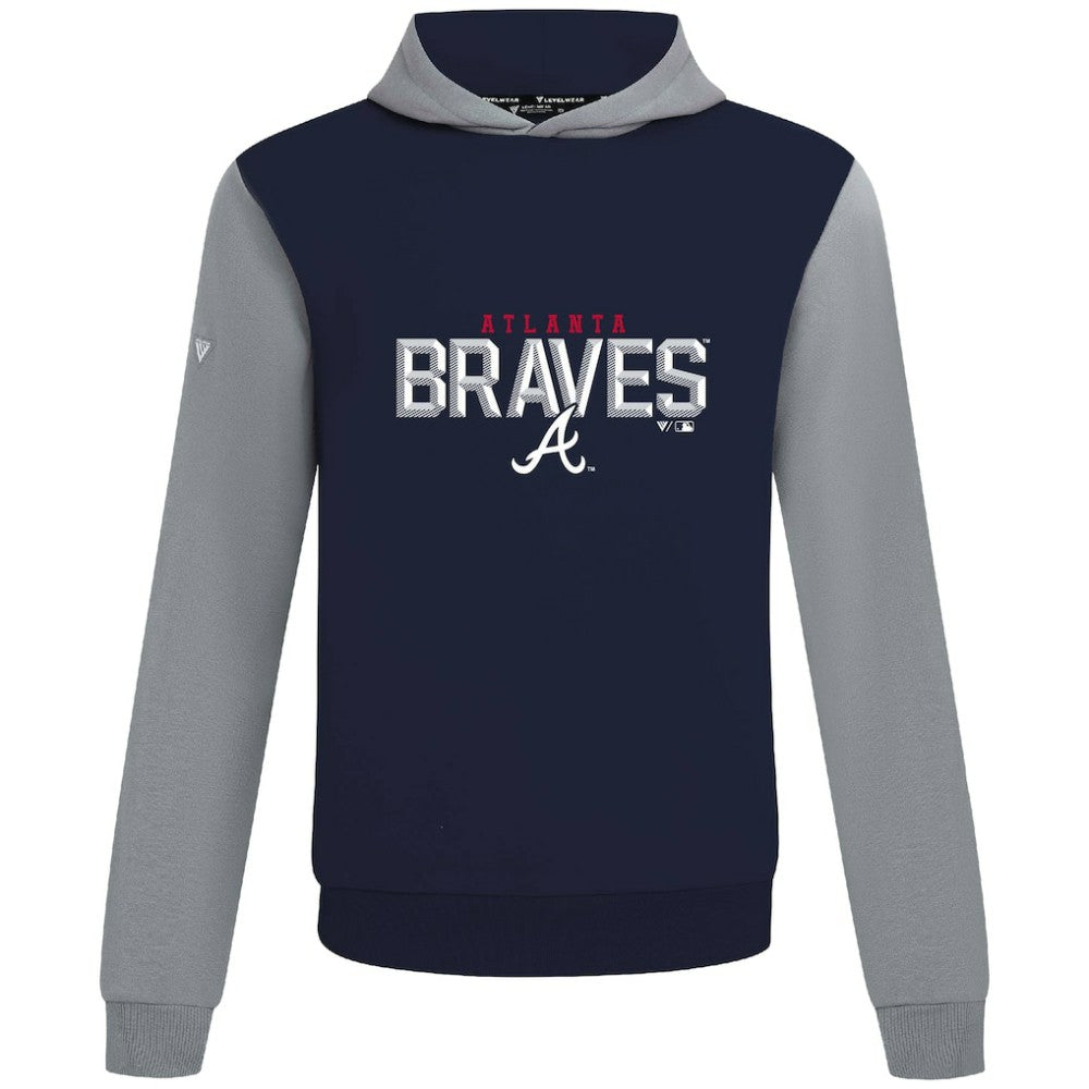 Atlanta Braves Levelwear Throwback Carve Ultimate Hoodie - MLB Hoodies