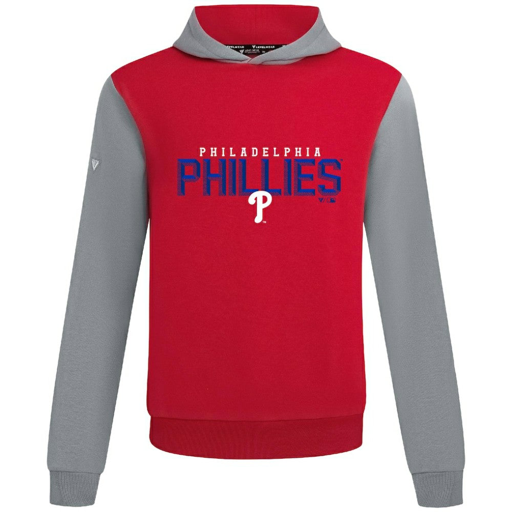 Philadelphia Phillies Levelwear Throwback Carve Ultimate Hoodie - MLB Hoodies