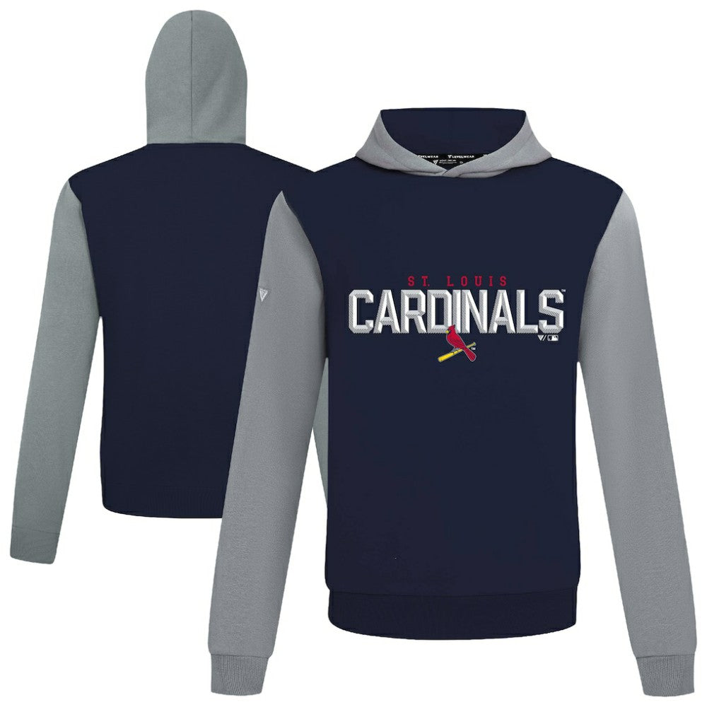 St. Louis Cardinals Levelwear Throwback Carve Ultimate Hoodie - MLB Hoodies