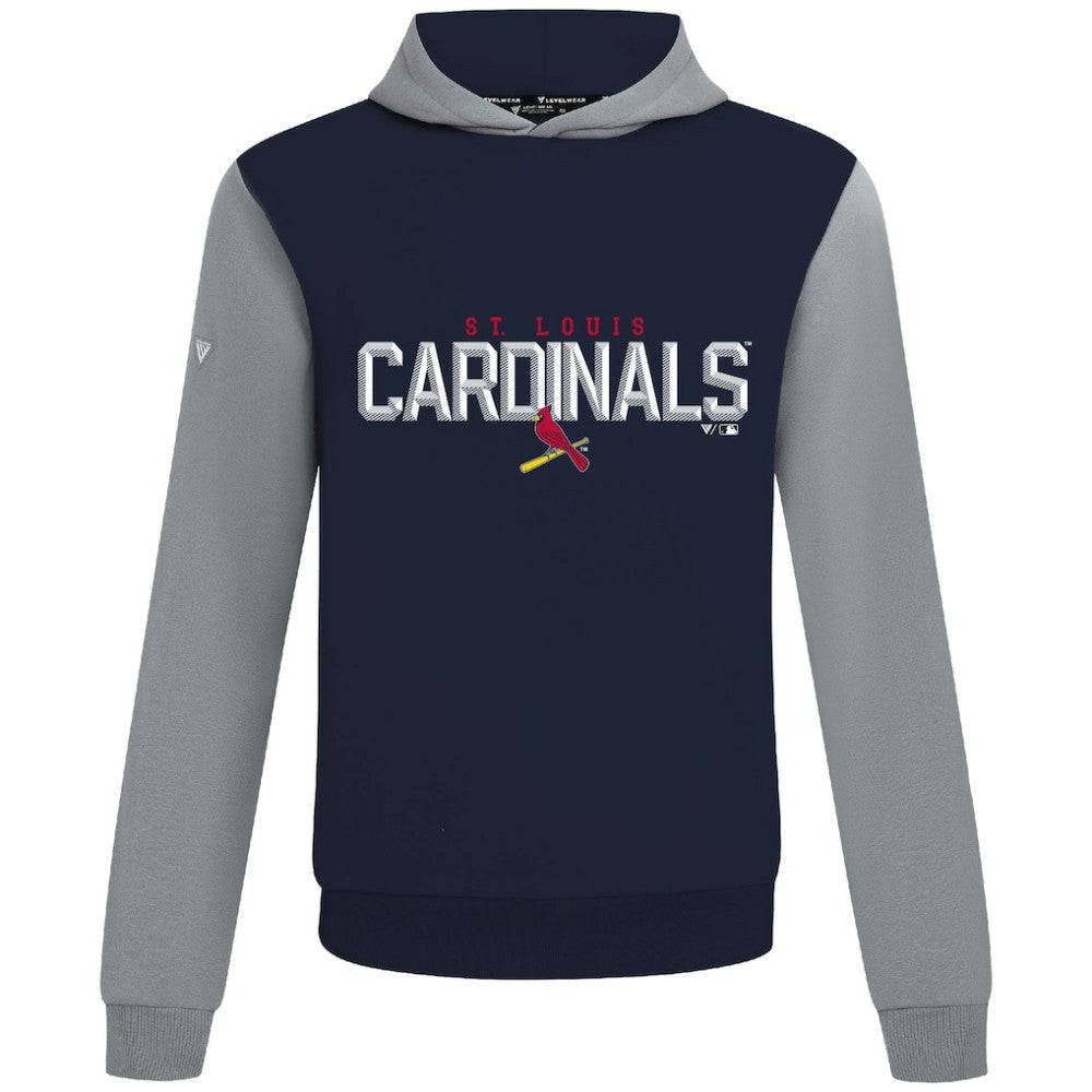 St. Louis Cardinals Levelwear Throwback Carve Ultimate Hoodie - MLB Hoodies