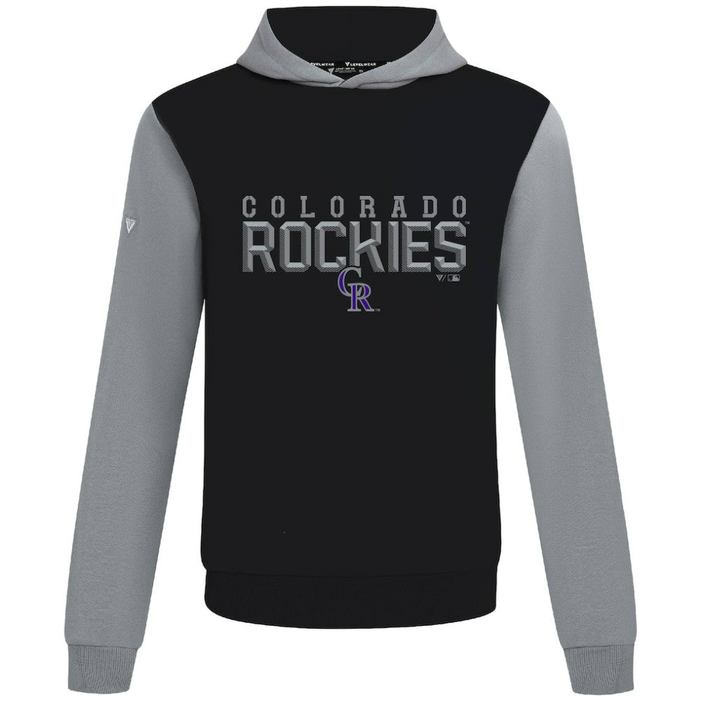 Colorado Rockies Levelwear Throwback Carve Ultimate Hoodie - MLB Hoodies