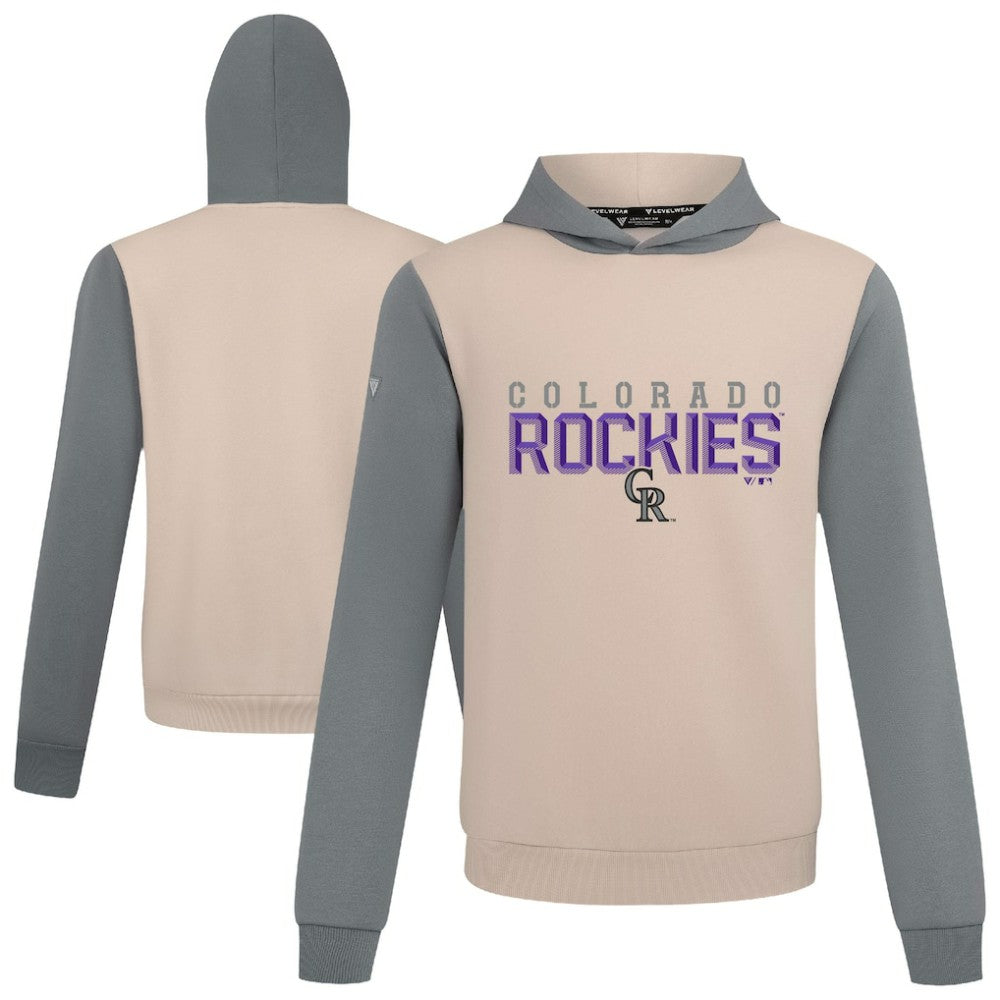 Colorado Rockies Levelwear Throwback Carve Ultimate Hoodie - MLB Hoodies
