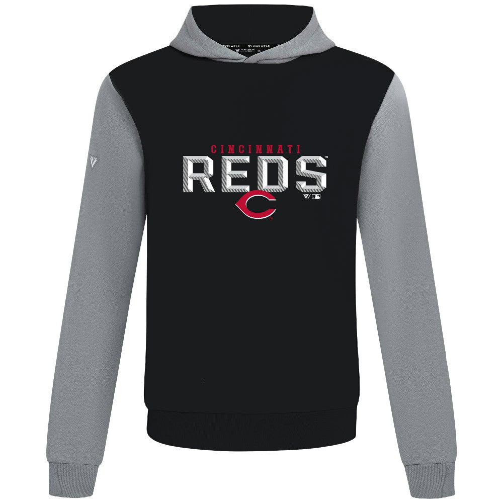 Cincinnati Reds Levelwear Throwback Carve Ultimate Hoodie - MLB Hoodies