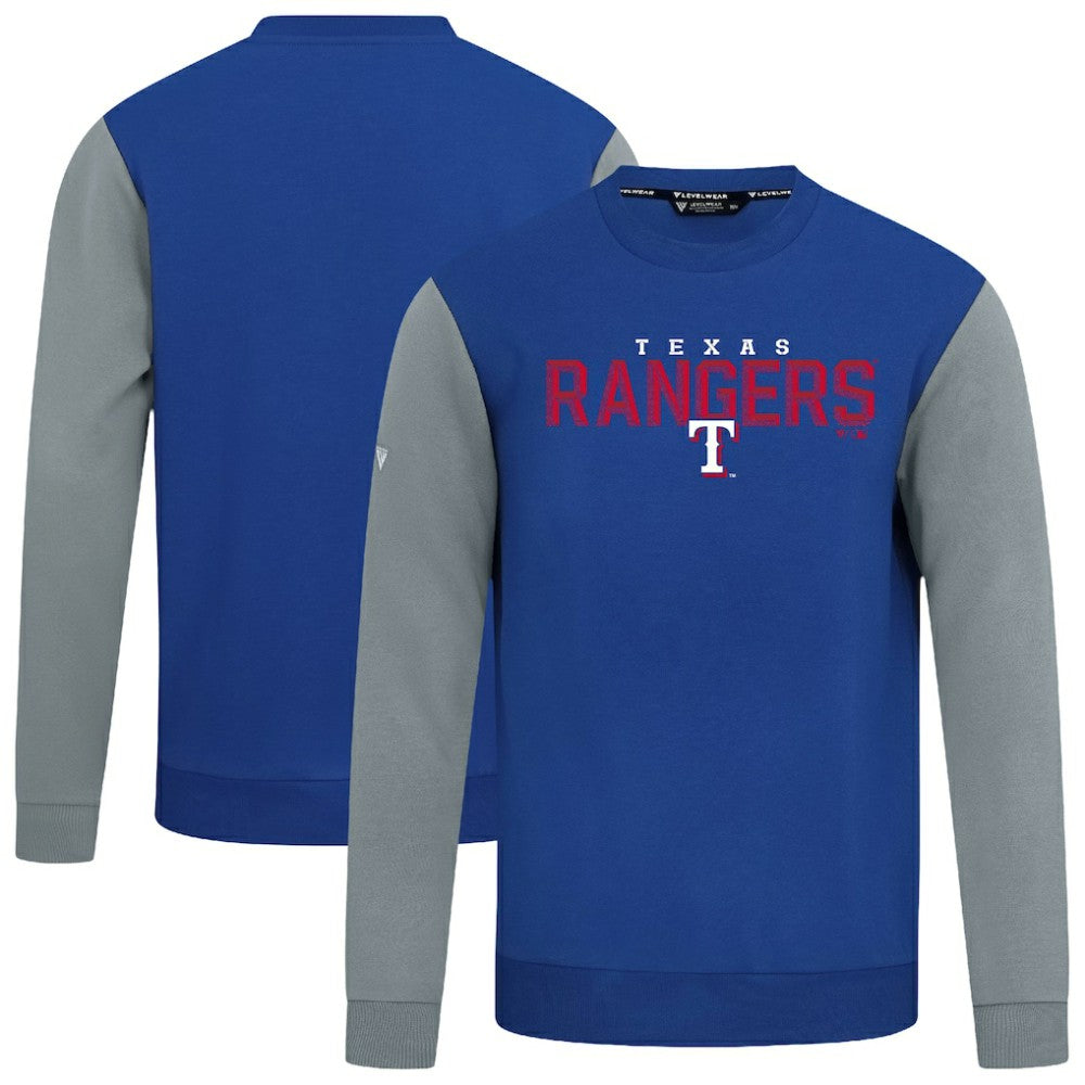 Texas Rangers Levelwear Throwback Ultimate Carve Sweatshirt - MLB Sweatshirts