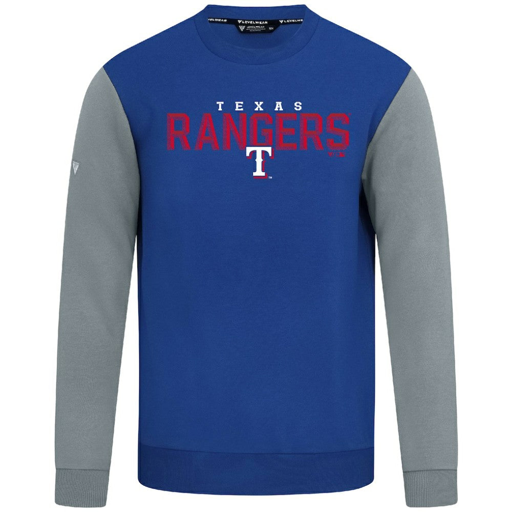 Texas Rangers Levelwear Throwback Ultimate Carve Sweatshirt - MLB Sweatshirts