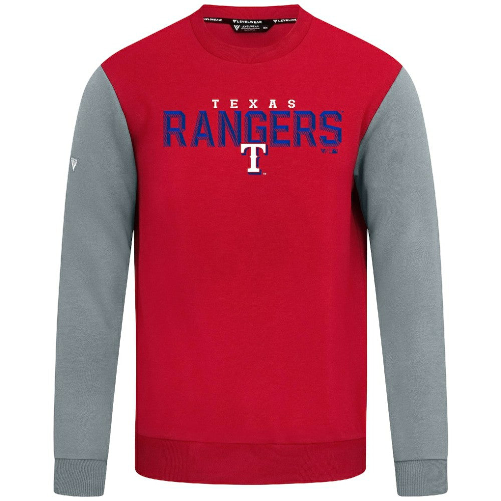 Texas Rangers Levelwear Throwback Ultimate Carve Sweatshirt - MLB Sweatshirts