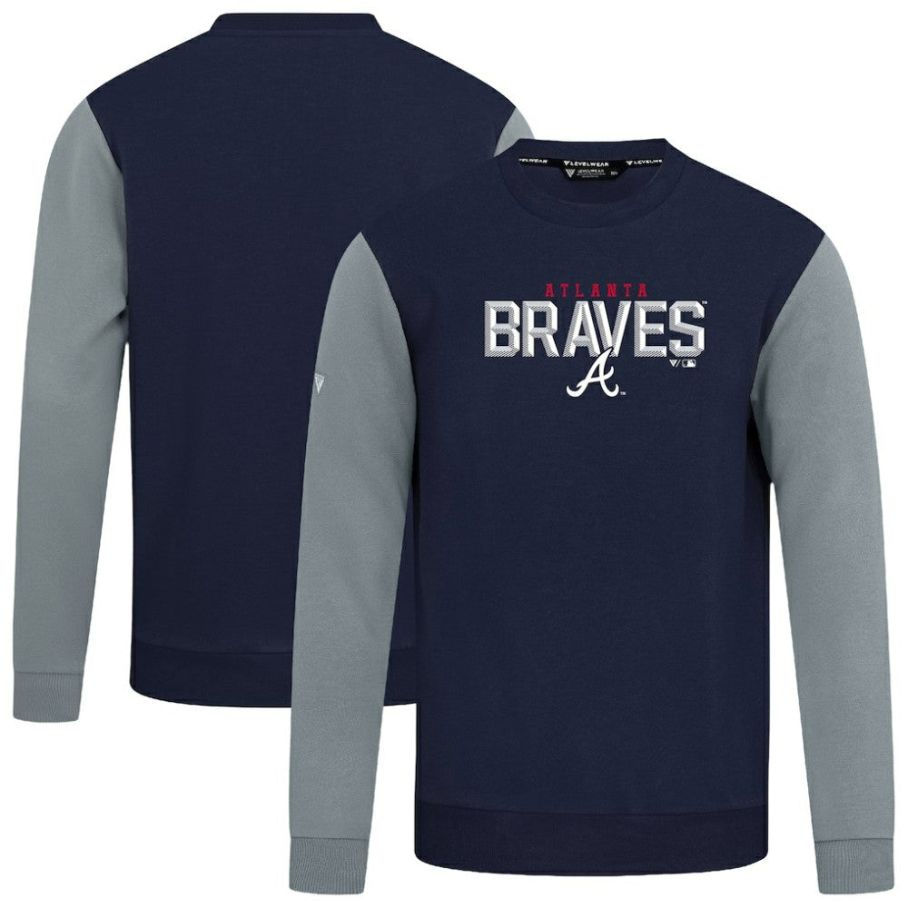 Atlanta Braves Levelwear Throwback Ultimate Carve Sweatshirt - MLB Sweatshirts