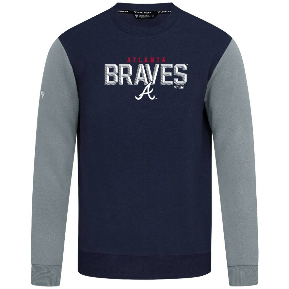 Atlanta Braves Levelwear Throwback Ultimate Carve Sweatshirt - MLB Sweatshirts