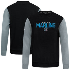 Miami Marlins Levelwear Throwback Ultimate Carve Sweatshirt - MLB Sweatshirts