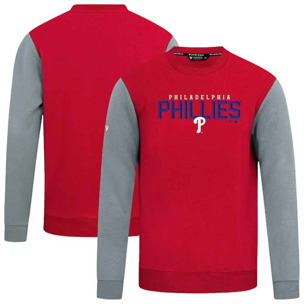 Philadelphia Phillies Levelwear Throwback Ultimate Carve Sweatshirt - MLB Sweatshirts