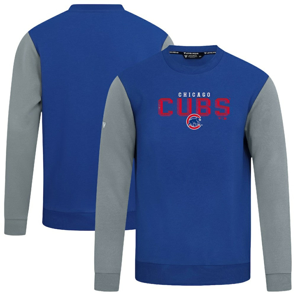 Chicago Cubs Levelwear Throwback Ultimate Carve Sweatshirt - MLB Sweatshirts