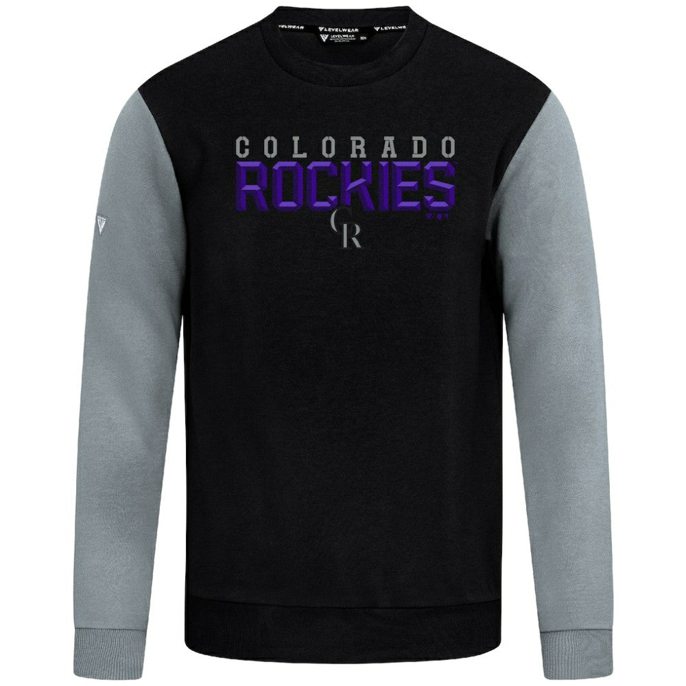 Colorado Rockies Levelwear Throwback Ultimate Carve Sweatshirt - MLB Sweatshirts