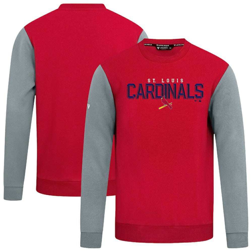 St. Louis Cardinals Levelwear Throwback Ultimate Carve Sweatshirt - MLB Sweatshirts