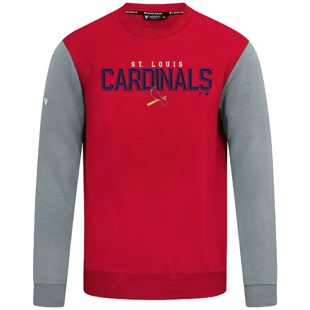 St. Louis Cardinals Levelwear Throwback Ultimate Carve Sweatshirt - MLB Sweatshirts
