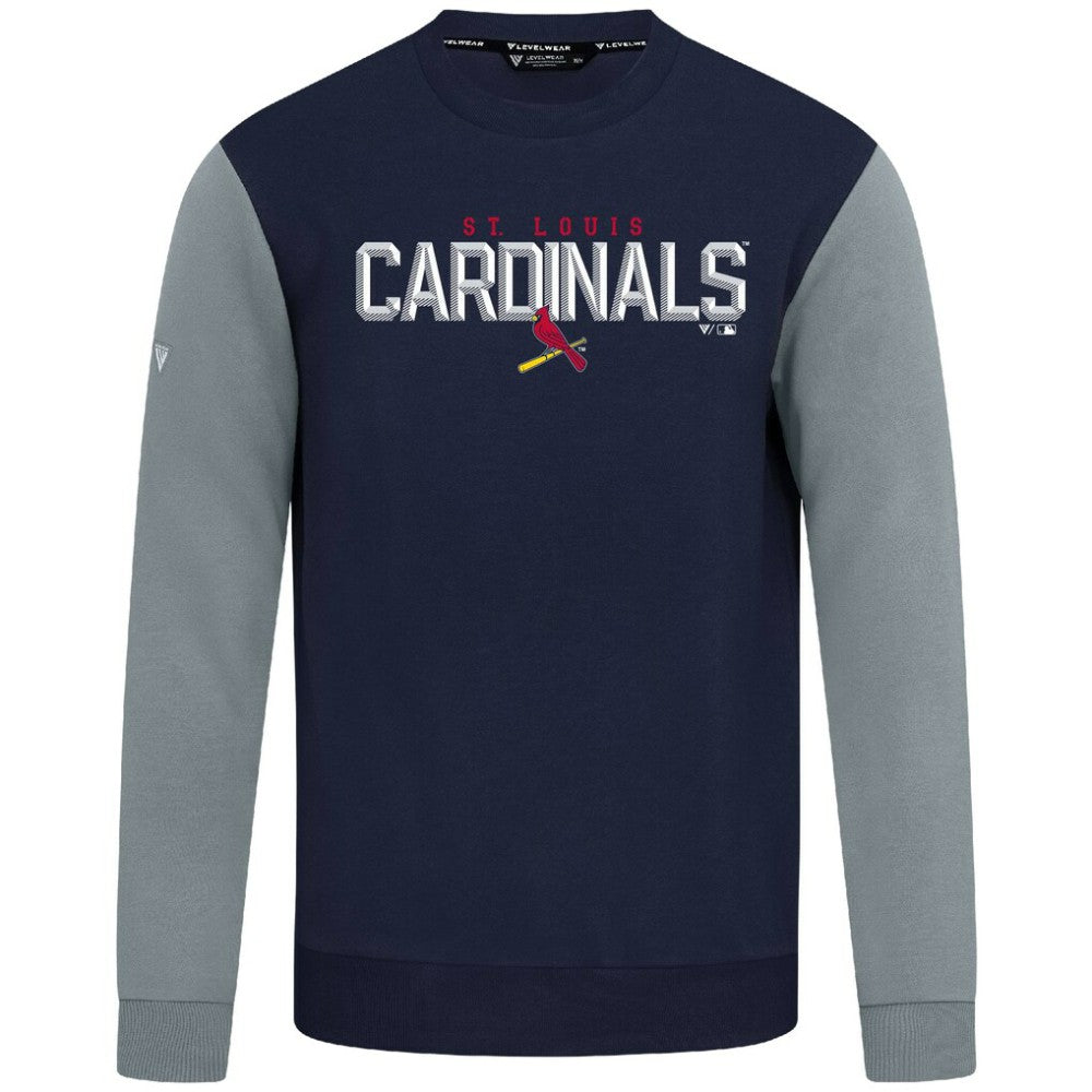 St. Louis Cardinals Levelwear Throwback Ultimate Carve Sweatshirt - MLB Sweatshirts