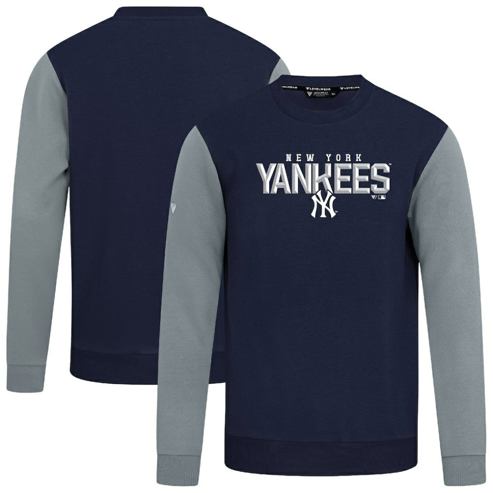 New York Yankees Levelwear Throwback Ultimate Carve Sweatshirt - MLB Sweatshirts