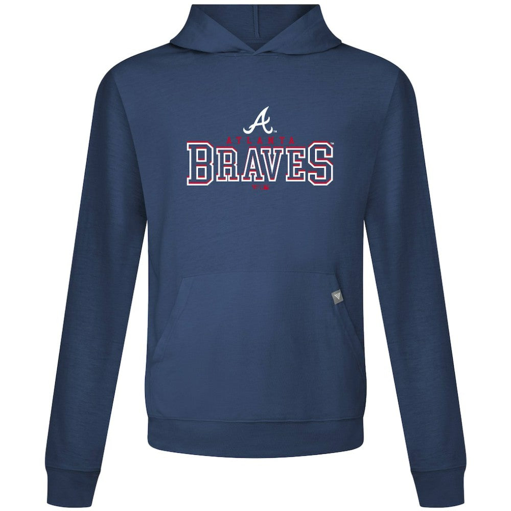 Atlanta Braves Levelwear Relay Journey Pullover Hoodie - MLB Hoodies