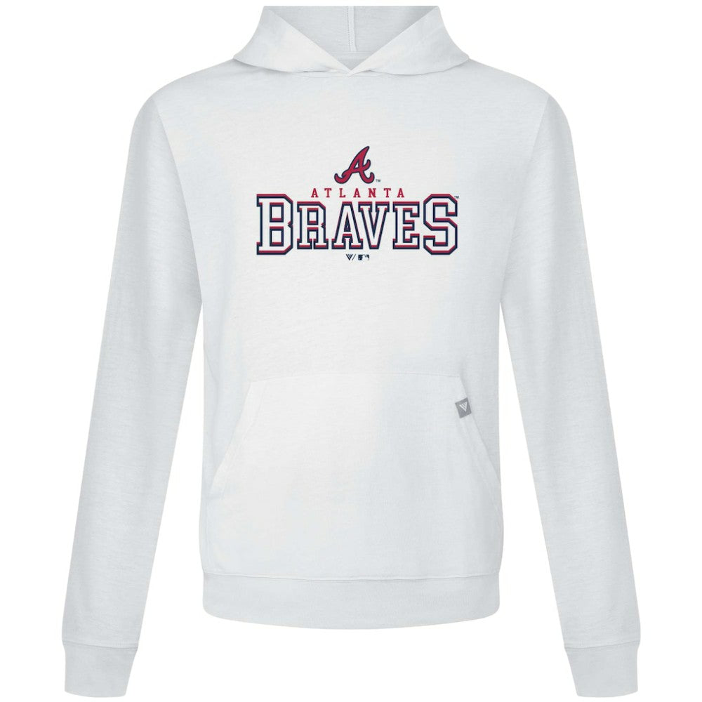 Atlanta Braves Levelwear Relay Journey Pullover Hoodie - MLB Hoodies