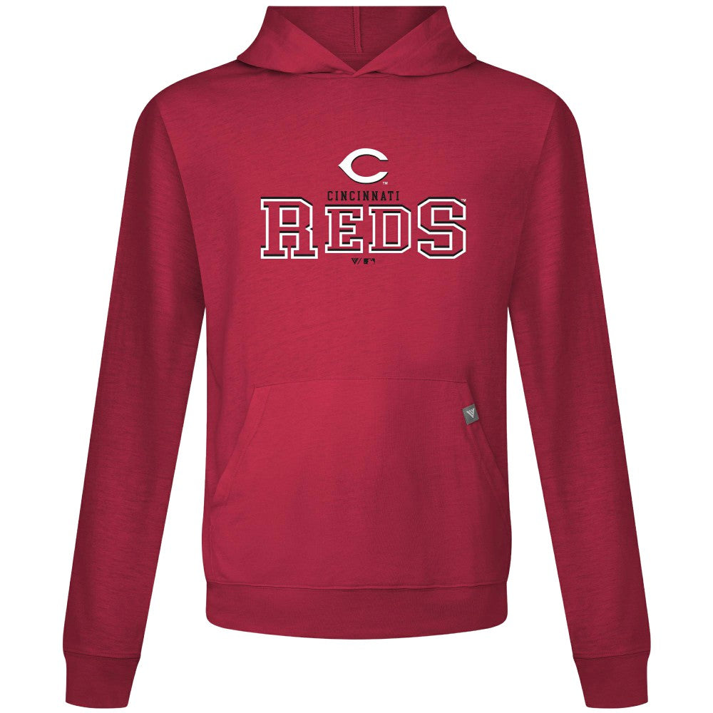 Cincinnati Reds Levelwear Relay Journey Pullover Hoodie - MLB Hoodies