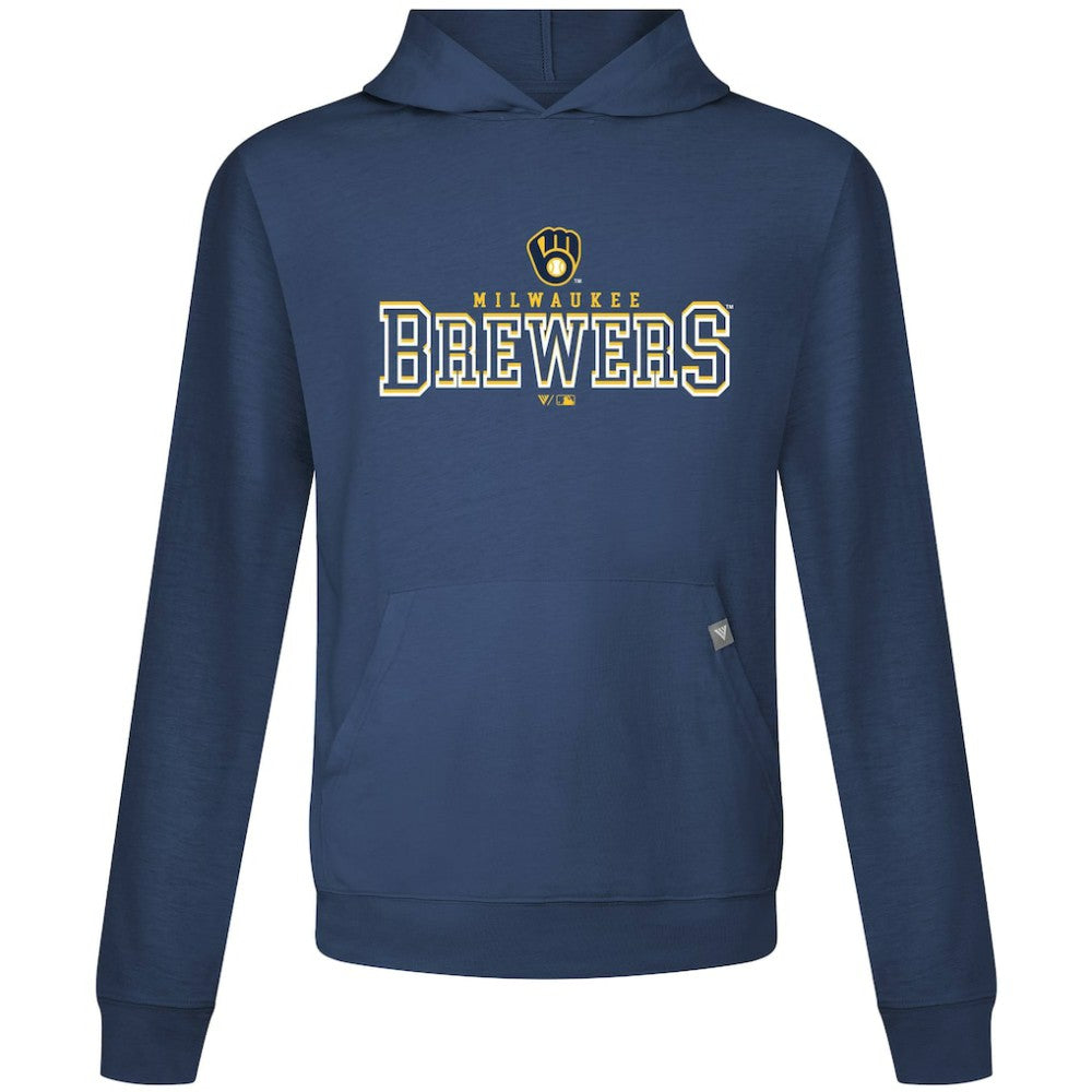 Milwaukee Brewers Levelwear Relay Journey Pullover Hoodie - MLB Hoodies