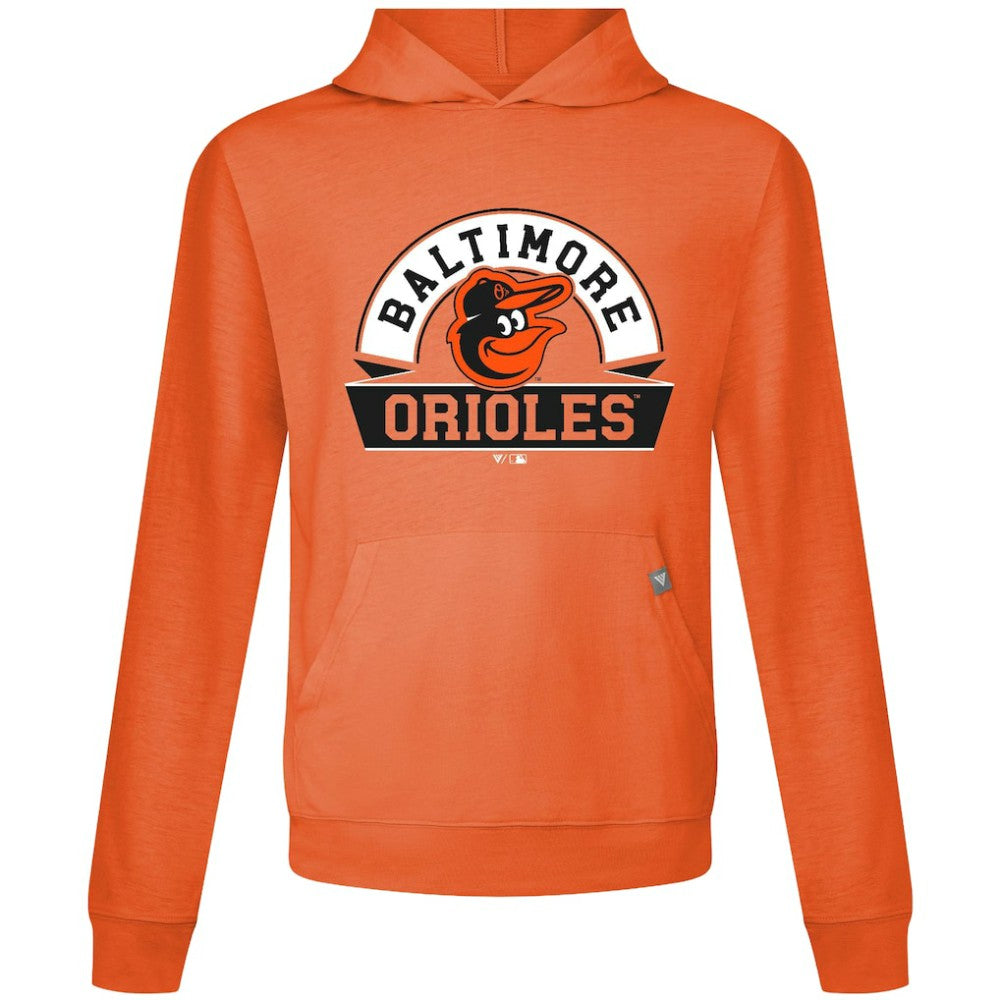 Baltimore Orioles Levelwear Relay Banner Arch Pullover Hoodie - MLB Hoodies