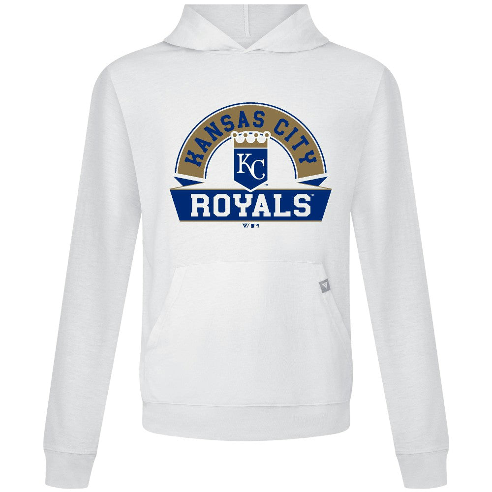 Kansas City Royals Levelwear Relay Banner Arch Pullover Hoodie - MLB Hoodies