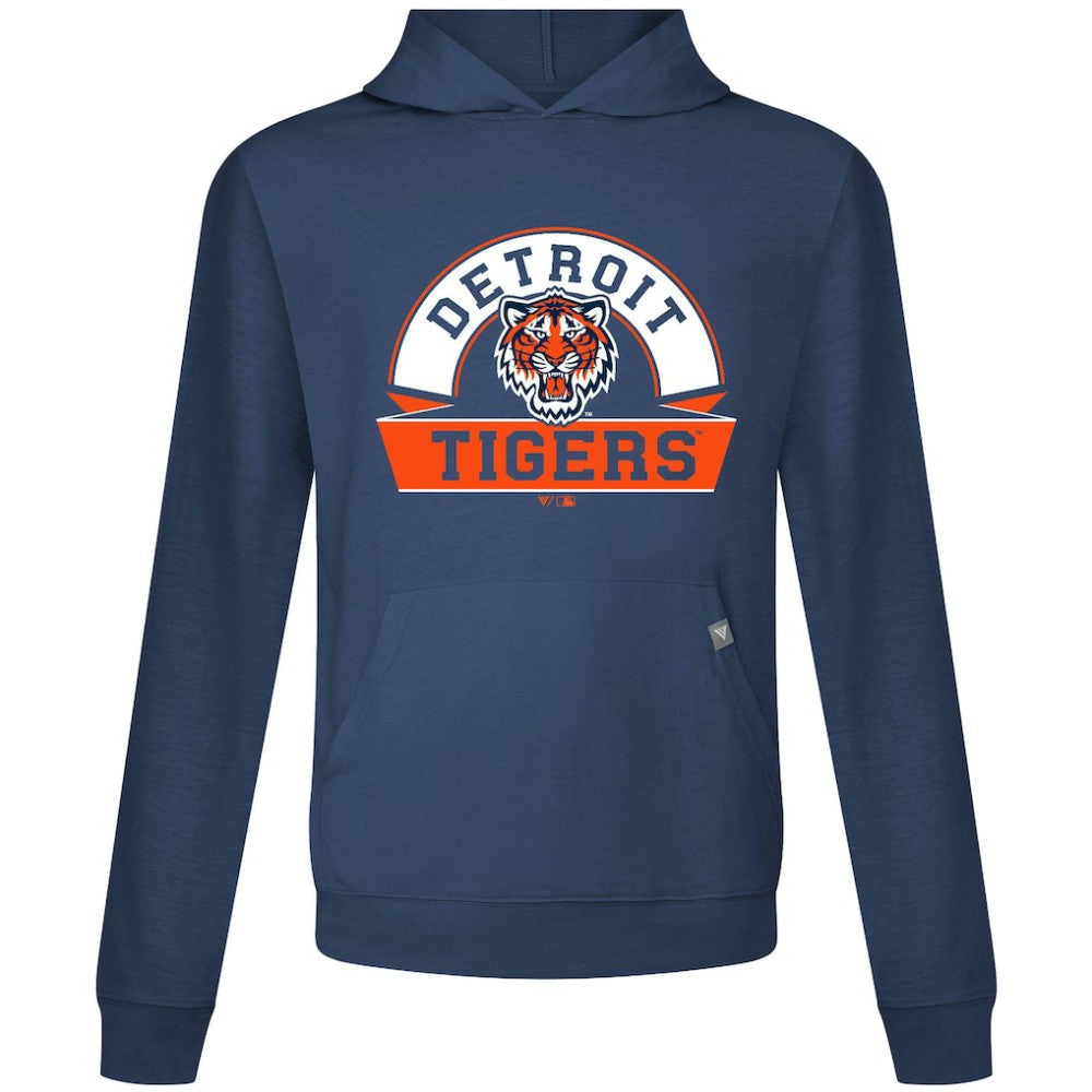 Detroit Tigers Levelwear Relay Banner Arch Pullover Hoodie - MLB Hoodies