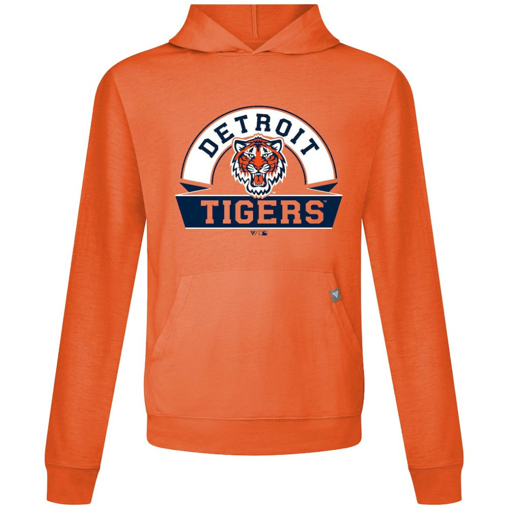Detroit Tigers Levelwear Relay Banner Arch Pullover Hoodie - MLB Hoodies