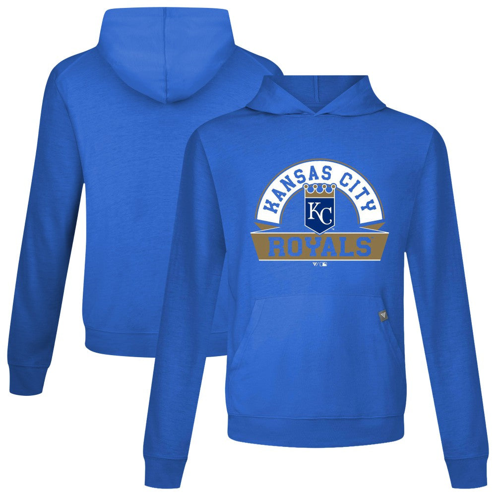 Kansas City Royals Levelwear Relay Banner Arch Pullover Hoodie - MLB Hoodies