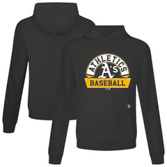 Athletics Levelwear Relay Banner Arch Pullover Hoodie - MLB Hoodies