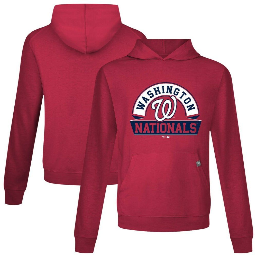 Washington Nationals Levelwear Relay Banner Arch Pullover Hoodie - MLB Hoodies