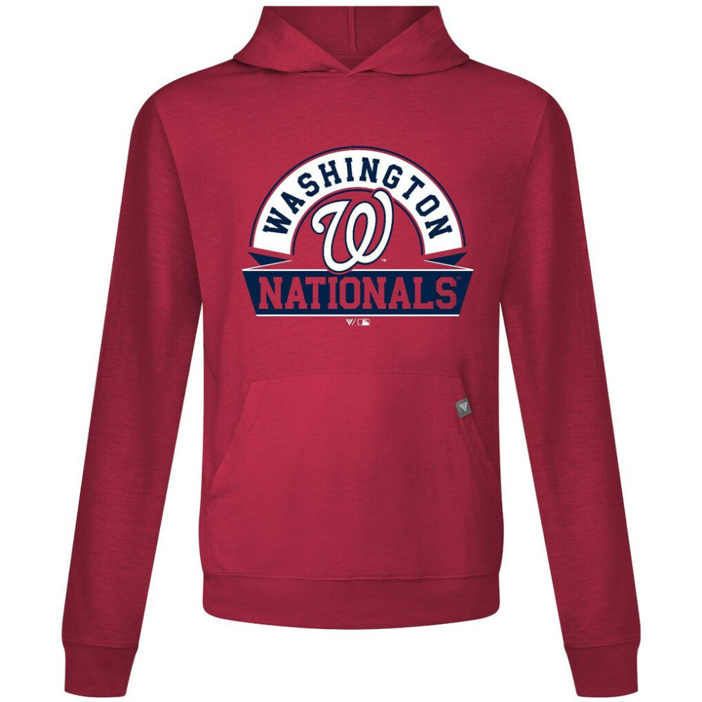 Washington Nationals Levelwear Relay Banner Arch Pullover Hoodie - MLB Hoodies