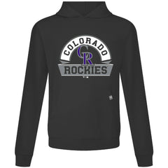 Colorado Rockies Levelwear Relay Banner Arch Pullover Hoodie - MLB Hoodies
